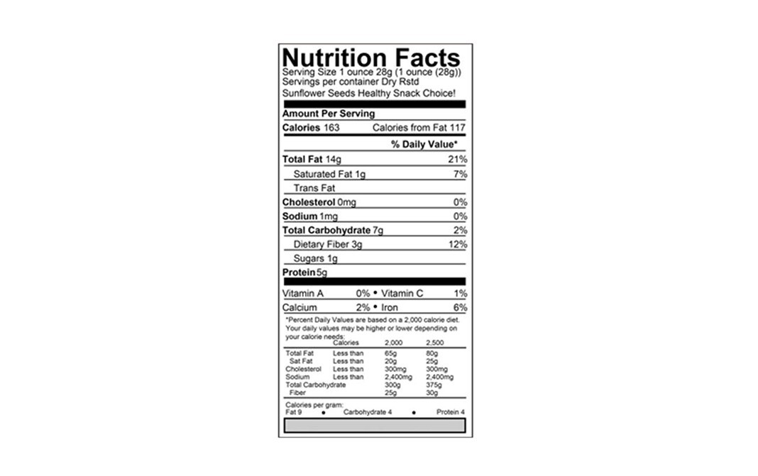 Ancient Bites Sunflower Raw Seeds    Pack  500 grams